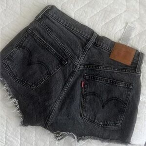 Levi's 501 Black Jean Shorts
